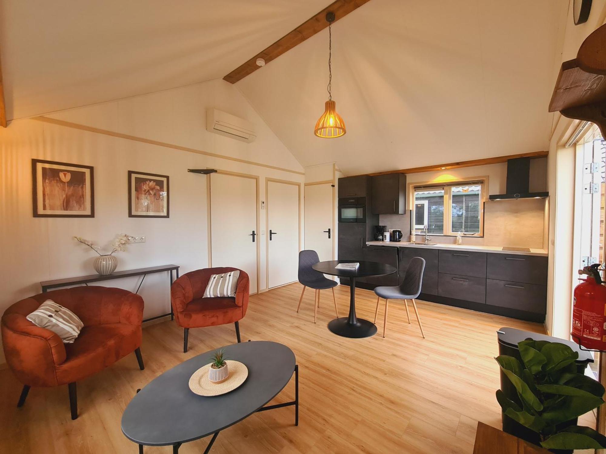 2-Persoons Luxe Vakantiewoning De Veenhoop Esterno foto