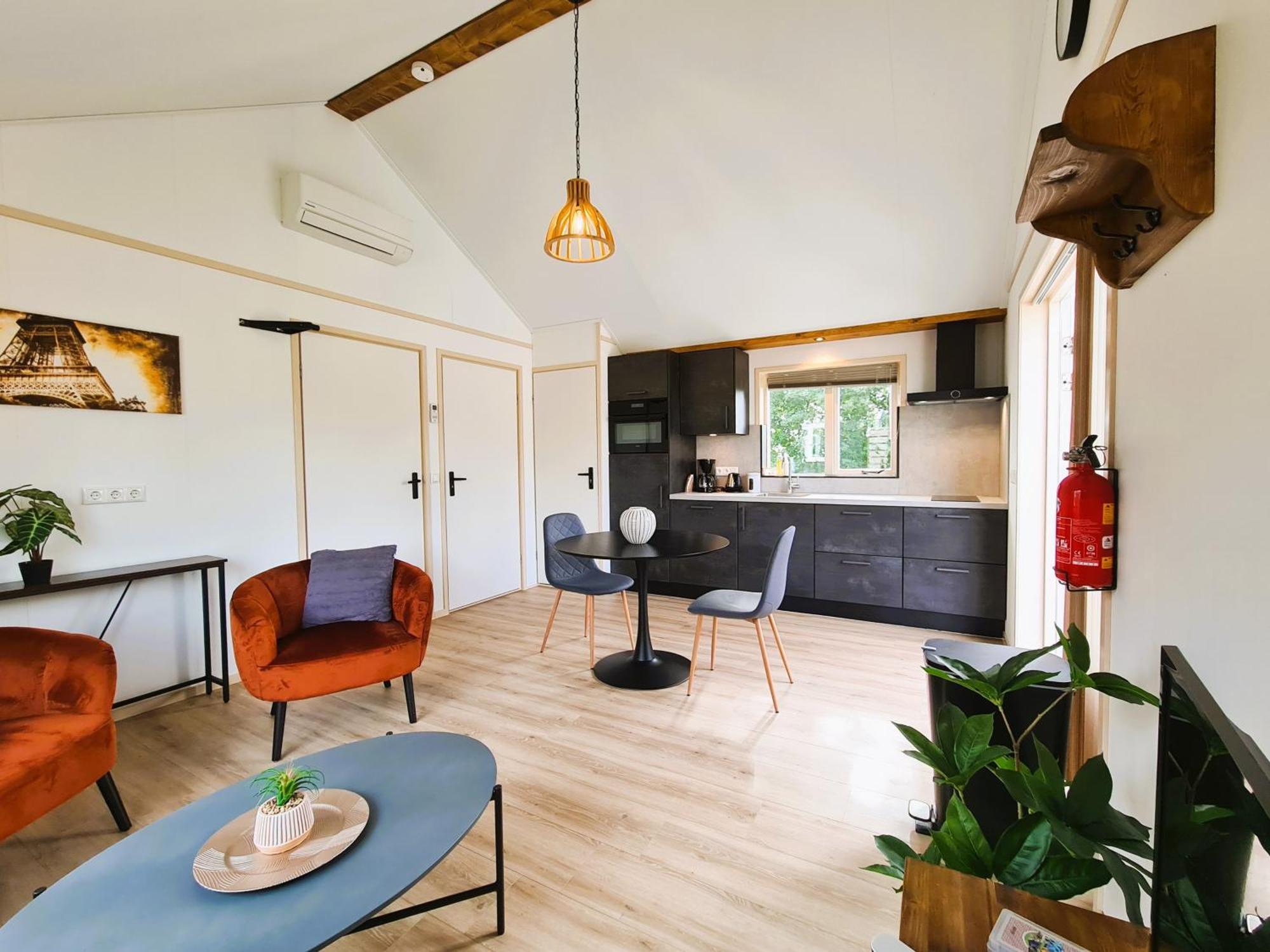 2-Persoons Luxe Vakantiewoning De Veenhoop Esterno foto