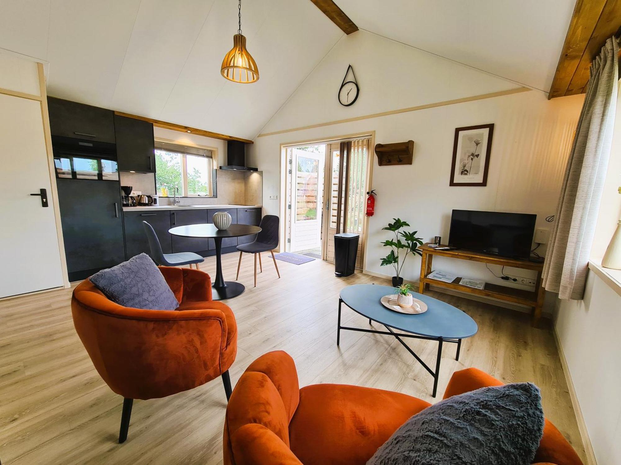 2-Persoons Luxe Vakantiewoning De Veenhoop Esterno foto