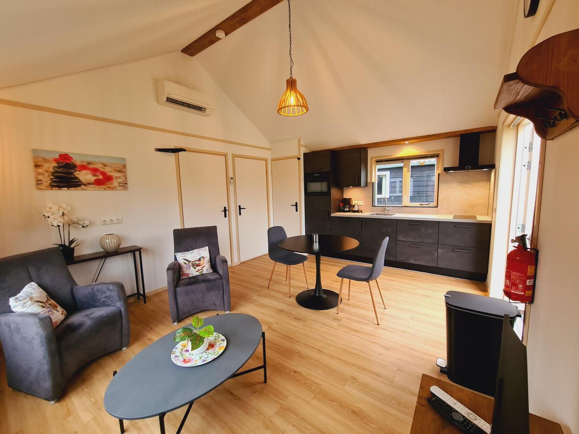 2-Persoons Luxe Vakantiewoning De Veenhoop Esterno foto